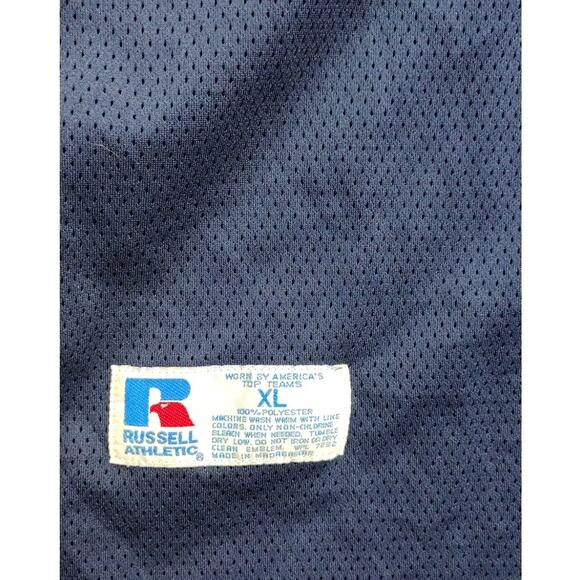 Russell Athletics Mens Vintage Detroit Jersey Size XL Tigers #7 MLB Blue Mesh - Picture 5 of 11